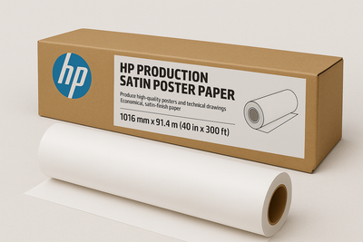 L5Q03A - HP Production Satin Poster Paper, 3-in Core - 1016 mm x 91.4 m