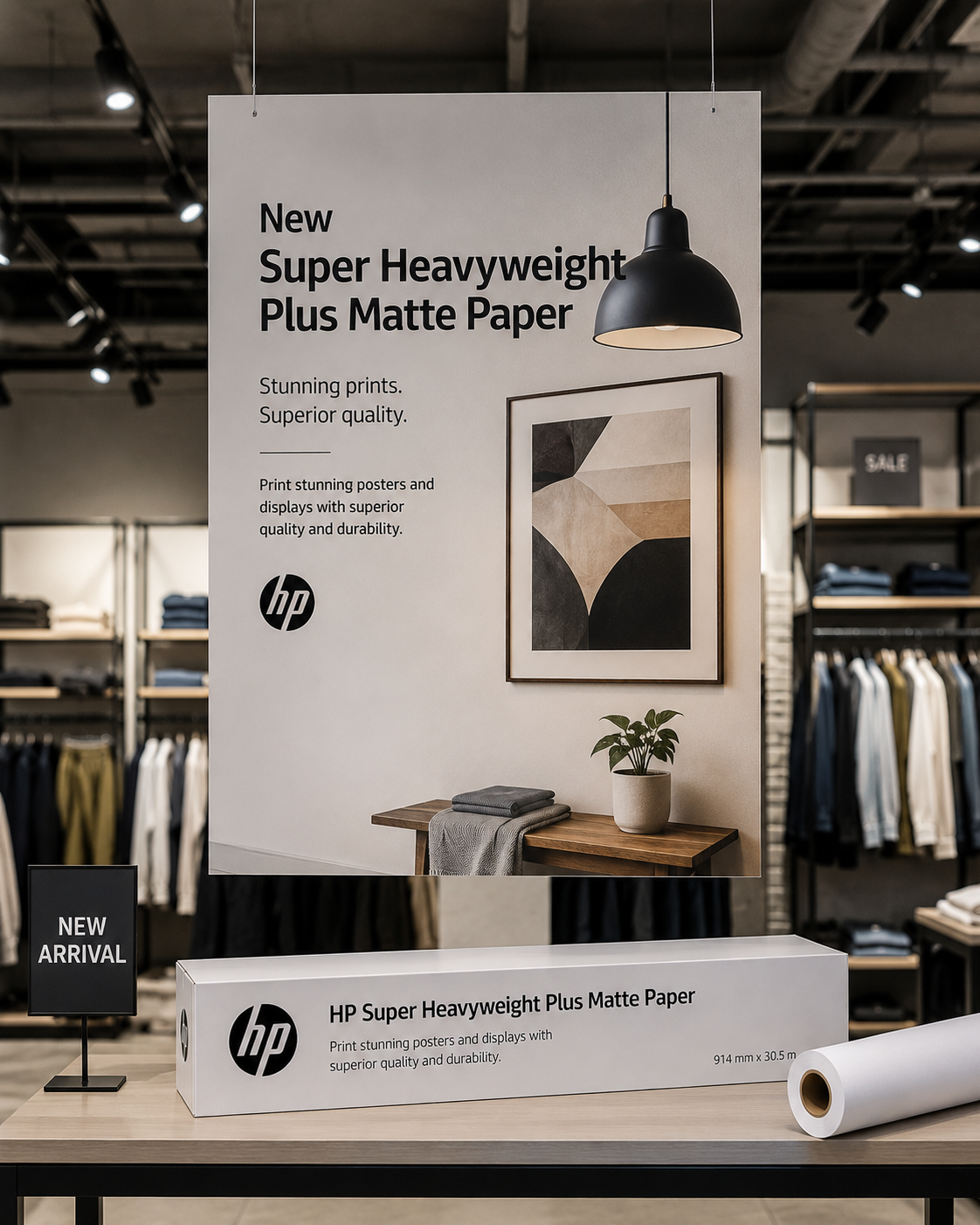 Q6626B - HP Super Heavyweight Plus Matte Paper - 610 mm x 30.5 m
