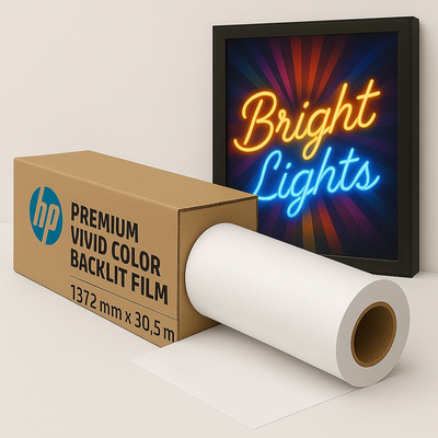 Q8749A - HP Premium Vivid Color Backlit Film - 1372 mm x 30.5 m