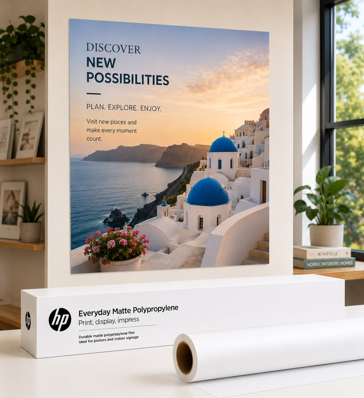 CH025A - HP Everyday Matte Polypropylene, 2 Pack - 1067 mm x 30.5 m