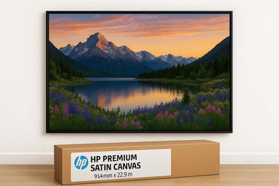 E4J27A - HP Premium Satin Canvas - 914 mm x 22.9 m